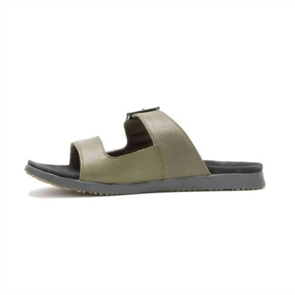 NEW KAMIK men\'s marty slide in dark olive
